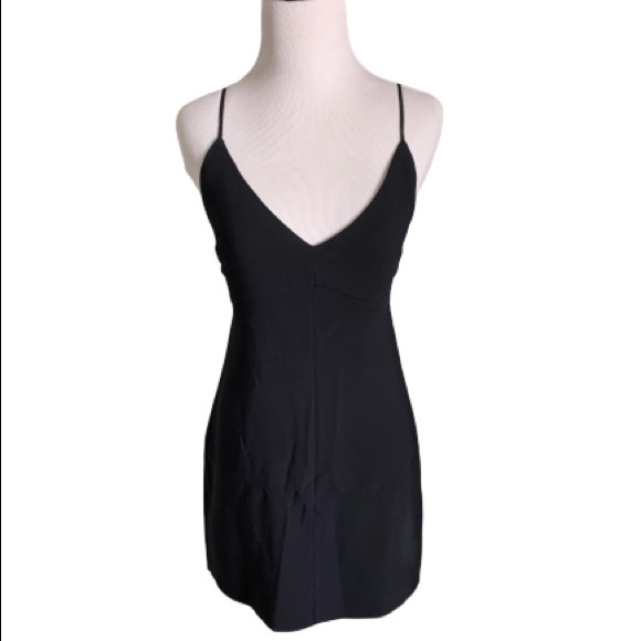 Aritzia Dresses & Skirts - Wilfred Aritzia Dress Black Mini Dress Slip Dress